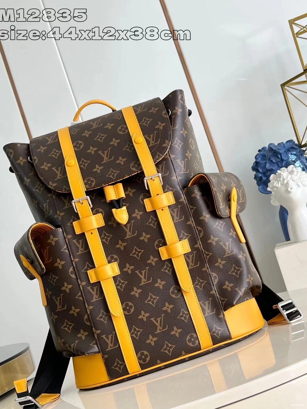 Cheap Vuitton Christopher Backpack MM-38*44*12.5CM Louis 0727